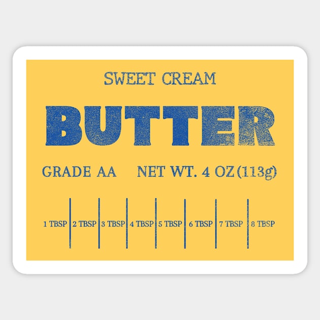 Butter Sweatshirt, Salted Butter Shirt, Baking Gift for Butter Lover, Foodie Sweatshirt, Funny Salted Butter Sticker by Y2KERA